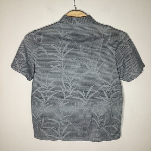 Nat Nast Mens Short Sleeve Polo Floral Gray Size‎ Large - Picture 3 of 6